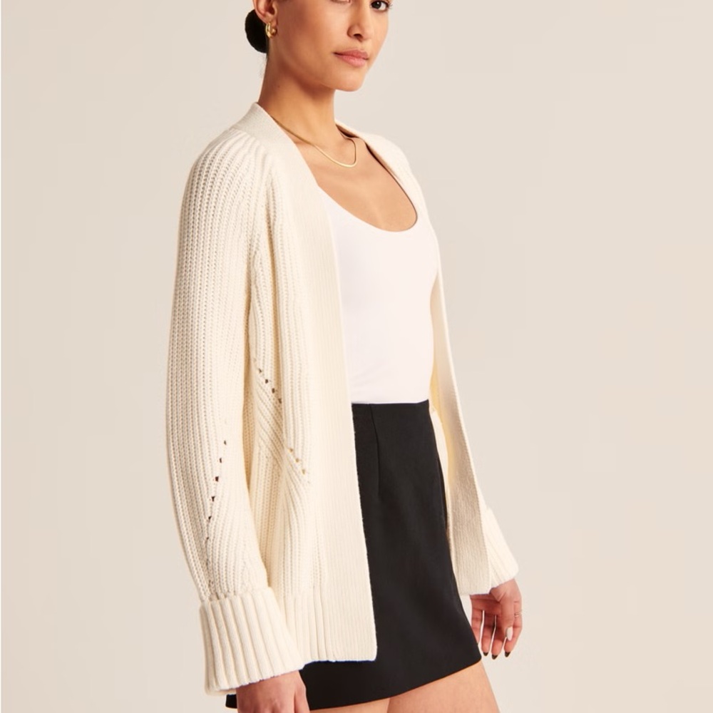 Abercrombie & Fitch Easy Long-Length Cardigan